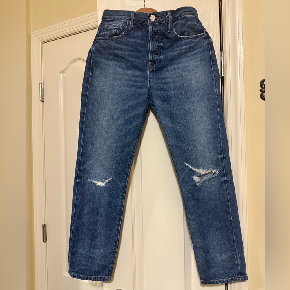 Frame Le Original high rise Distressed Jeans  Size 25